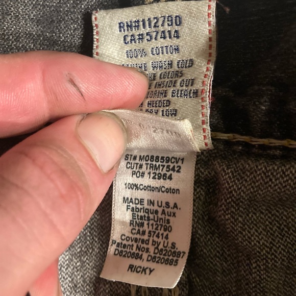 True Religion Ricky Big QT in “ANOL Dust Road” wash size 33x31 - Picture 6 of 8